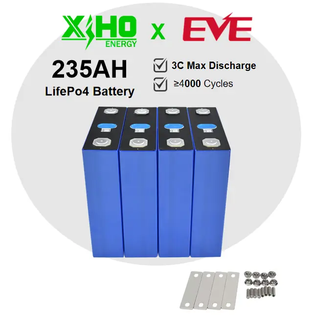EVE 3.2V 235Ah LF235L High Capacity LiFePO4 Prismatic Cells For Energy Storage
