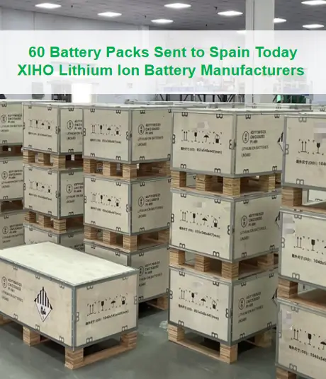 60 Battery Packs Sent to Spain Today