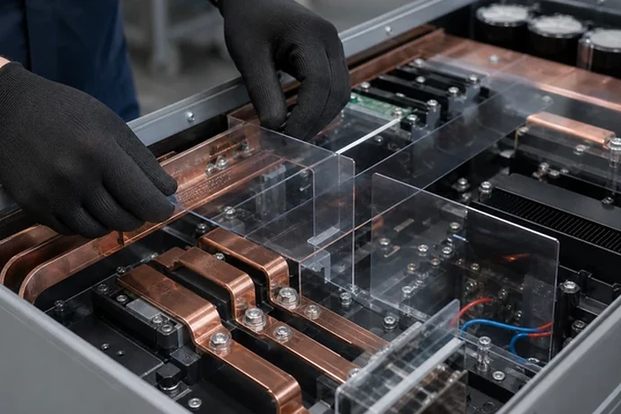 Custom Mylar Insulation for a High-Voltage Power Enclosure